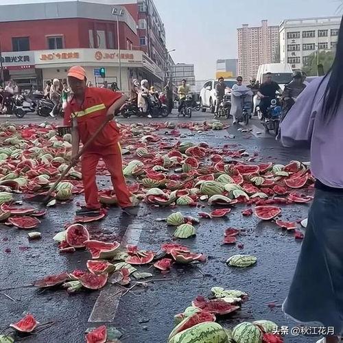 杭州聚众吃瓜事件视频,一场网络热议的街头奇观